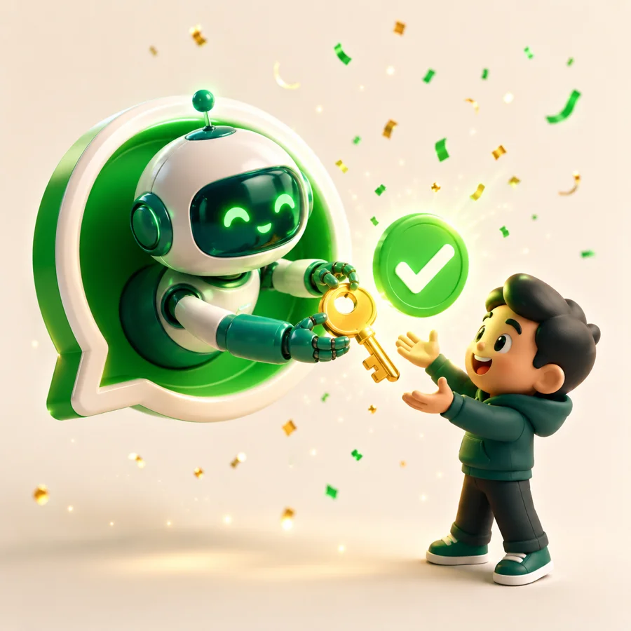 Daftar via bot WhatsApp